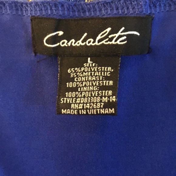 🥂Party designed Party Gown. A Candalite Design with Fun in Mind. Sz L - Picture 10 of 10